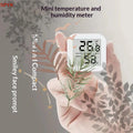 Temperature Gauge Mini LCD Digital Hygrometer: Indoor Room Humidity Meter Sensor Weather Home