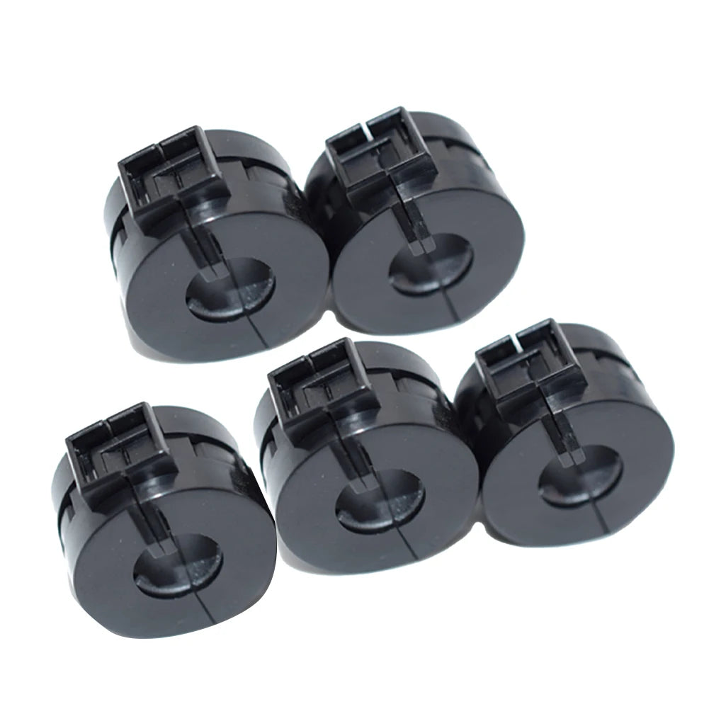 Audio Power Cable Filter Cable Clip Noise Reduction Clip Ferrite Bead Cable Nickel Zinc Ferrite Ring-On RFI Emi