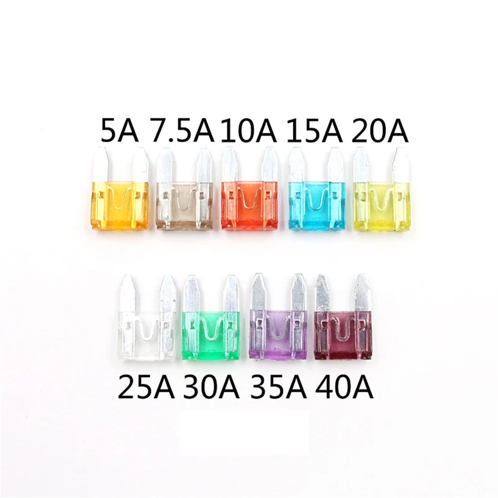 BEECHIP 12V Fuse Holder Add-a-circuit TAP Adapter Micro2 Mini Small Standard ATM APM Blade Auto Fuse  with 10A Blade Car Fuse