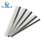 2.54mm 2X40 Pin Single Double Row Male Connector PCB Board Pin Header Long 8.5/11.5/13/14/15/17/19/25/30mm 1X40P Strip Pinheader