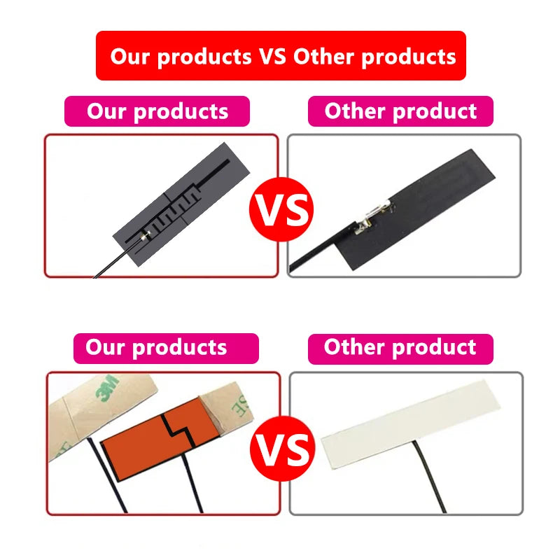 10PCS OEM Full Band 5G 4G LTE 3G GSM 600~6000Mhz WIFI built in PCB FPC Antenna Wifi antenna omnidirecational IPX/U.FL connector