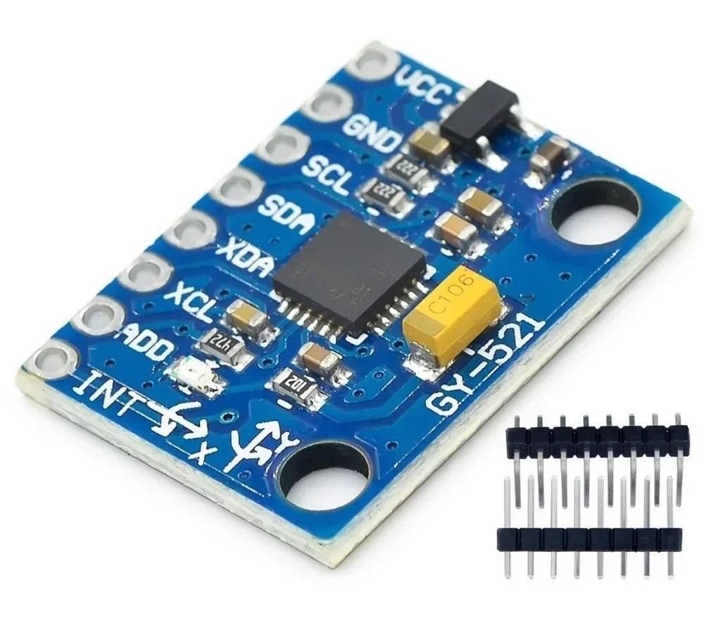 1-10pcs GY-521 MPU-6050 MPU6050 3 Axis Analog Gyroscope Sensors + Accelerometer Module IIC I2C For Arduino Quadcopter Drone 3-5V