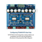 Dual Channel TDA8954TH Digital Audio Amplifier Board FR-4 High Power Class D Board for DIY Speaker