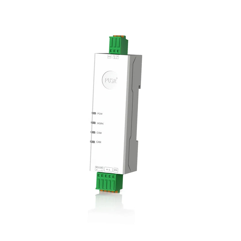 PUSR RS485 RS232 to CAN Bus Converter CAN to Ethernet  Bi-directional Communication Industrial CAN Gateway Modbus RTU USR-CAN114