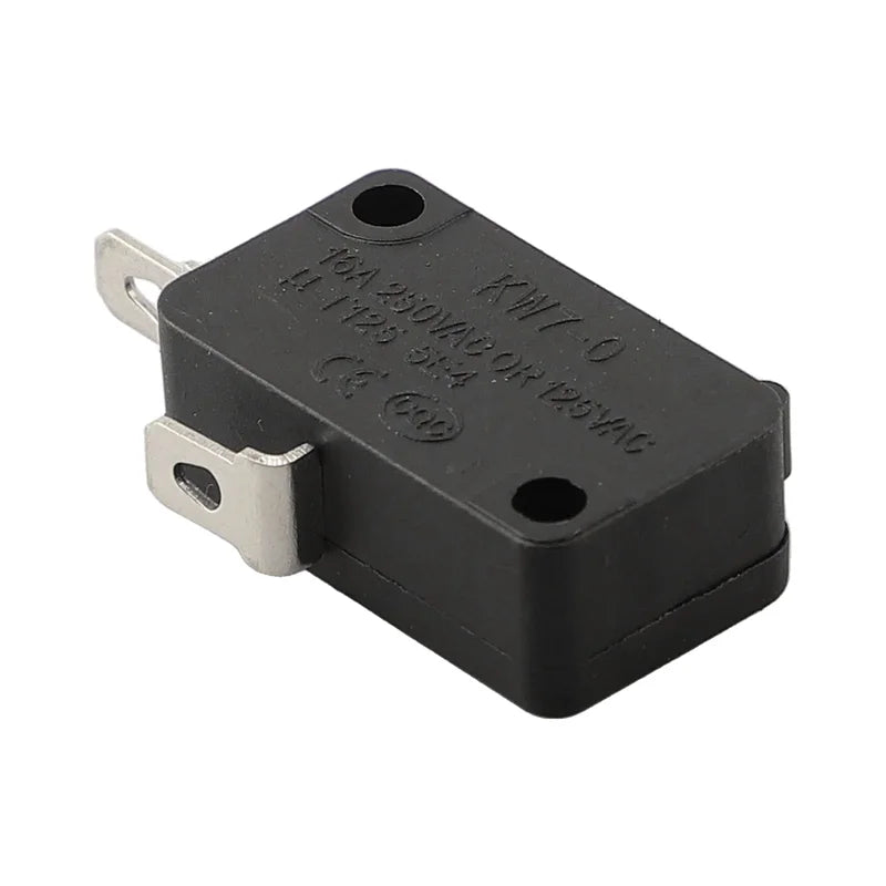 6Pcs KW7‑0 Micro Switch 2pin/3pin Momentary Limit Switch,16A 250VAC or 125VAC, T125 Heat Resistance, for Microwave Oven
