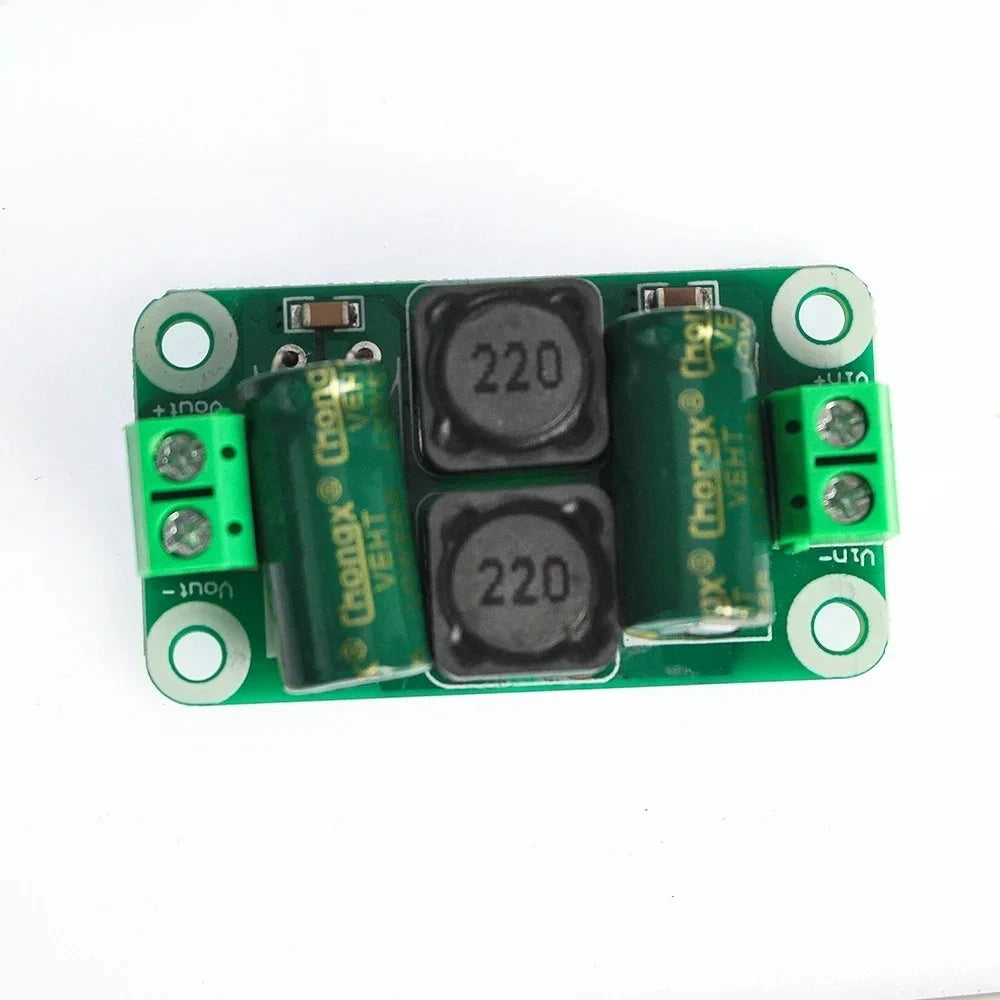 0-50V 4A DC Power Filter Board EMI Noise Suppression Module Class D Power Amplifiers for Car Audio Industrial Control Systems