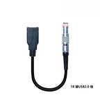 FGG 0B 1B 4Pin to USB 2.0 Male Female Cable Compatible With Lemo Plug-in Self-locking Aviation Plug EGG 00B Male Aviation Plug