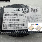 0603 RGB SMD LED, Common Anode/Cathode, 19-237/R6GHBHC 19-237B/R6GHBHC Full Color Lamp Beads 1.6*1.5MM
