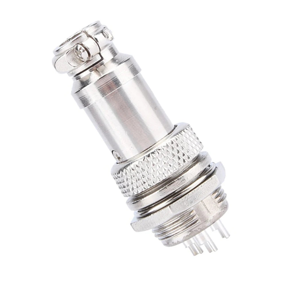 1pc GX16 3-pin Screw-type Aviation Electrical Socket Connector Wire Harness Panel For Data Acquisition Systems Inclinometers