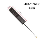 1pcs 433MHz Internal Antenna Lora Singal Amplifier Built-in Spring FPC PCB Patch Antenna 8dbi Booster for Wireless Data Module