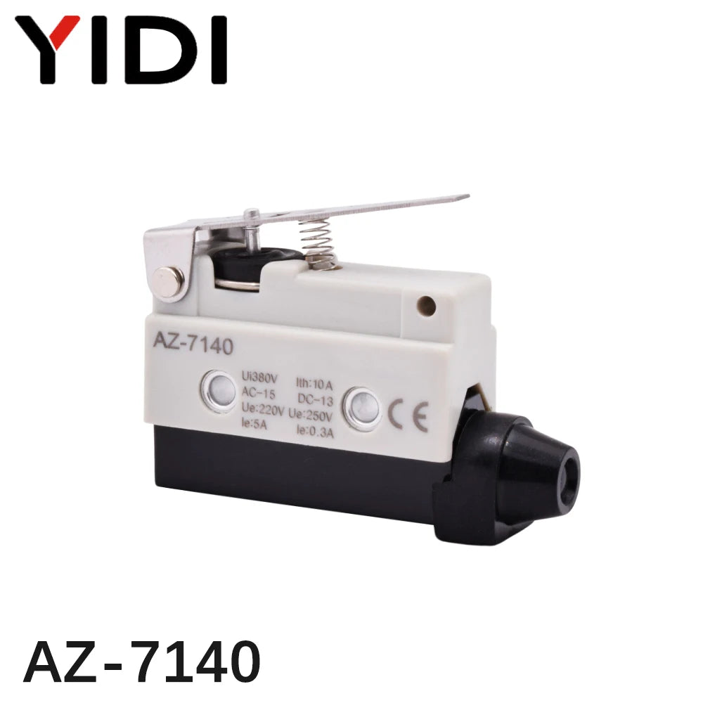 YIDI Waterproof Micro Limit Switch 10A 250V Roller Lever Arm AZ-7312 AZ-7311 AZ-7121 Horizontal Type