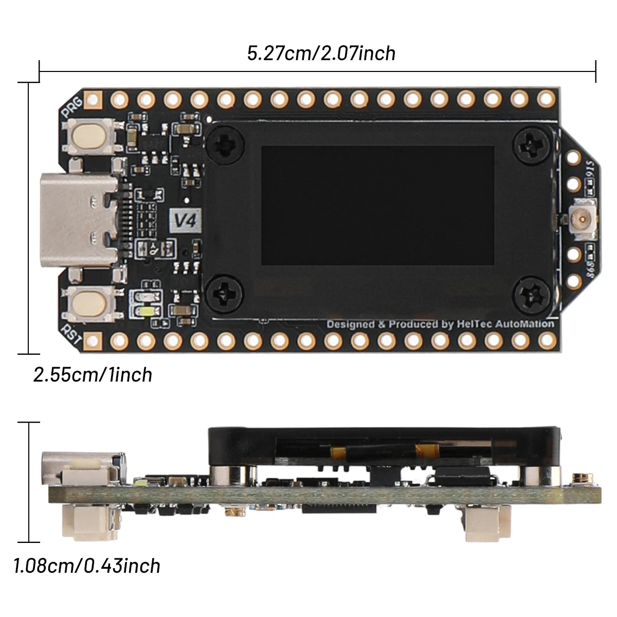 Heltec V4 WiFi BLE Mesh LoRa Node Low Power GPS ESP32 SX1262 LoRa 32 Dev-Board Support Solar Powered With 868/915MHz Antenna