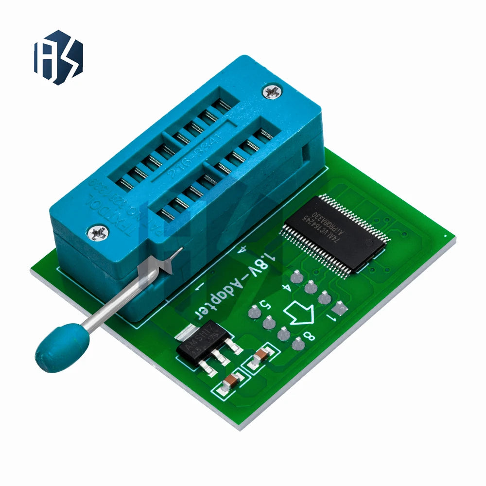 1.8V adapter for Iphone or motherboard 1.8V SPI Flash SOP8 DIP8 W25 MX25 use on programmers TL866CS TL866A EZP2010 EZP2013 CH341