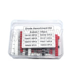 Rectifier Diode Schottky Diode Kit 1N4007 1N4148 1N5408 1N5819 1N5822 1N4001 1N4004 1N5404 FR107 FR207 Fast Switching