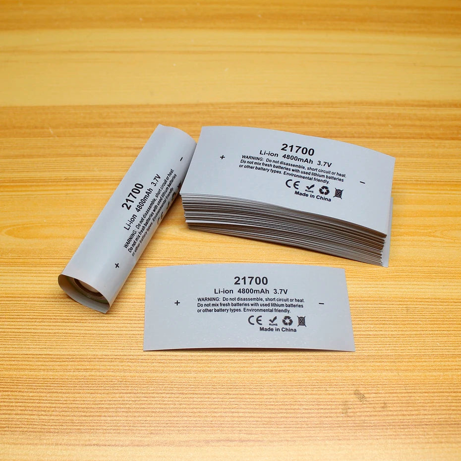 21700 Battery Plastic Shrink Skin Packaging Film PVC Shrink Sleeve Packaging Insulation Film for Lithium Battery