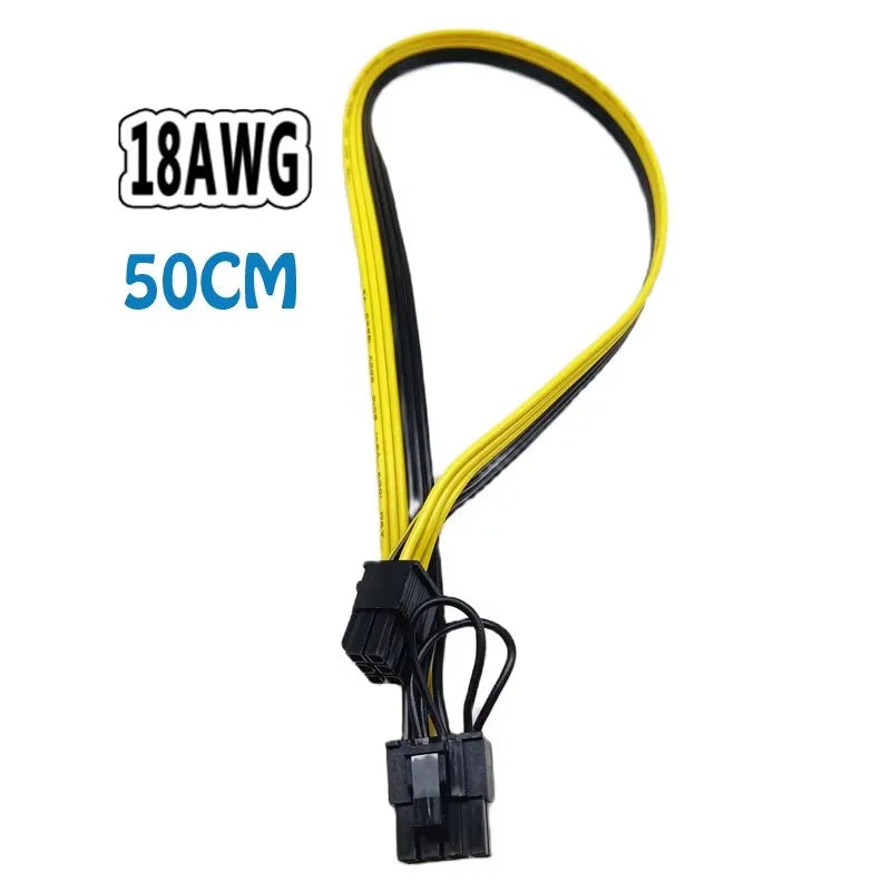 Multi Models 8Pin Adapter Splitter Power Cable 6Pin Cable 8Pin Cable SATA Cable Molex 4Pin for PCI Express GPU Video Converter