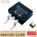 2PCS VB40100C-E3/8W code VB40100C TO-263 dual high voltage trench MOS barrier Schottky rectifier diode