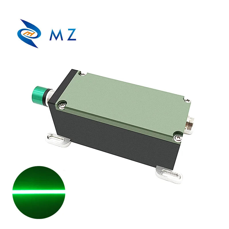 Adjustable Focusing 520nm 500mw 1W 1.4W Green Line 110 DEG Long Service Life Aviation Plug Laser Diode Module Industrial Grade