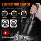 UniqueFire 1605 T38/50/67/75 IR850NM 940NM LED Infrared FlashLight Dimmer Switch illuminator USB Rechargeable Torch Night Vision