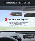 E-ACE 4 Sensors TPMS Removable Battery Wireless Intelligent Sensing Tire Pressure Monitor System Safety Alarm LCD Display