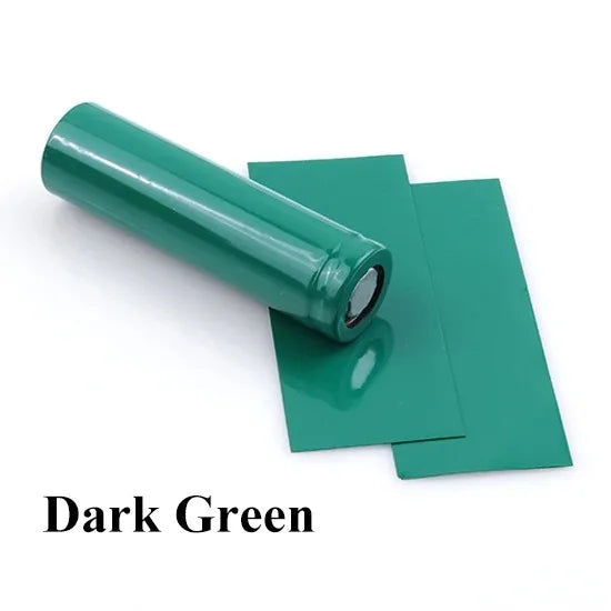 200pcs 21700 Battery Films Insulated Shrinkable Sleeve Protect Cover Precut PVC Heat Shrink Tube for Batteries Wrap Sleeving
