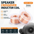 Durable 0.6mm Speaker Crossover Inductor Coil 0.2mh-2.0mh Copper Audio Inductor Coil Audio Coil