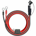 12-24V 16AWG SAE 2 Pin Quick Disconnect To O Ring Terminal Harness Connecter With 10A Fuse For Battery Charger Cable Connector