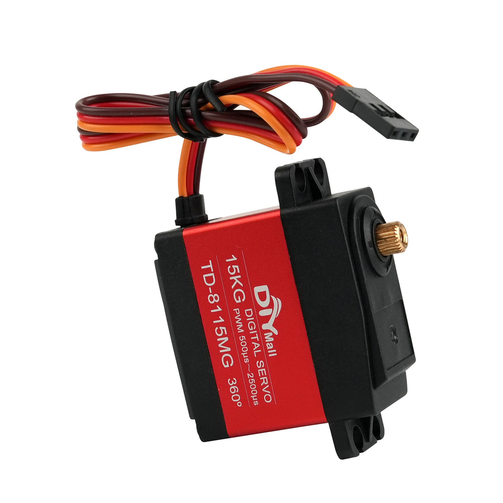 Waterproof 15KG TD-8115MG Robot Digital Servo 180/270/360° Digital Servo Motor Metal Gear For RC Model Car Airplane Robotic Arm