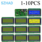 1-10PCS 2004A LCD Display Module I2C IIC Interface 20x4 Character Screen 3.3V 5V Blue Yellow-Green Backlight for Arduino