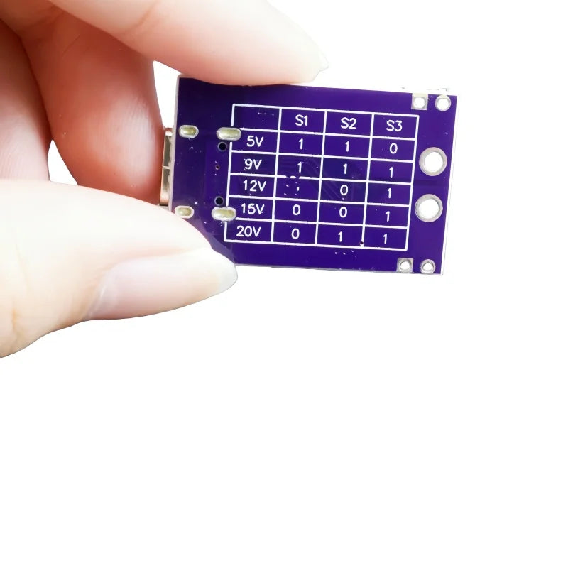 USB-C PD Trigger Board Module QC/AFC Decoy Board Fast Charge USB Type-c 5V to 20V High Speed Charger Power Delivery Boost Module
