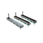 5PCS Straight Slide Liner Potentiometer Mixer Fader Variable Resistors B103 10K Ohm 75mm Dual Channel Fader A10K A20K A50K D10K