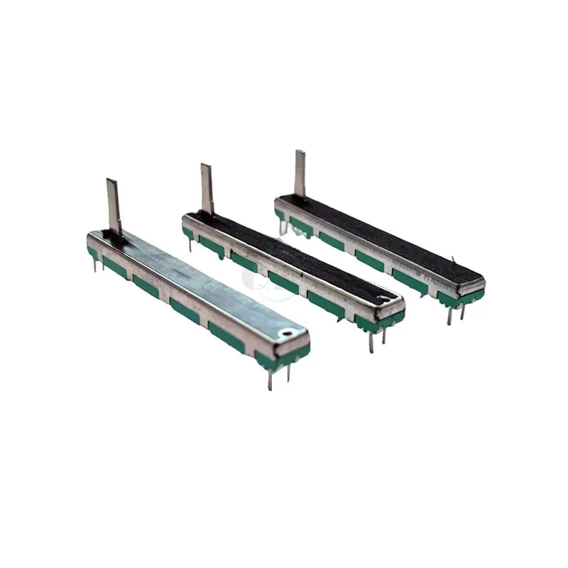 5PCS Straight Slide Liner Potentiometer Mixer Fader Variable Resistors B103 10K Ohm 75mm Dual Channel Fader A10K A20K A50K D10K