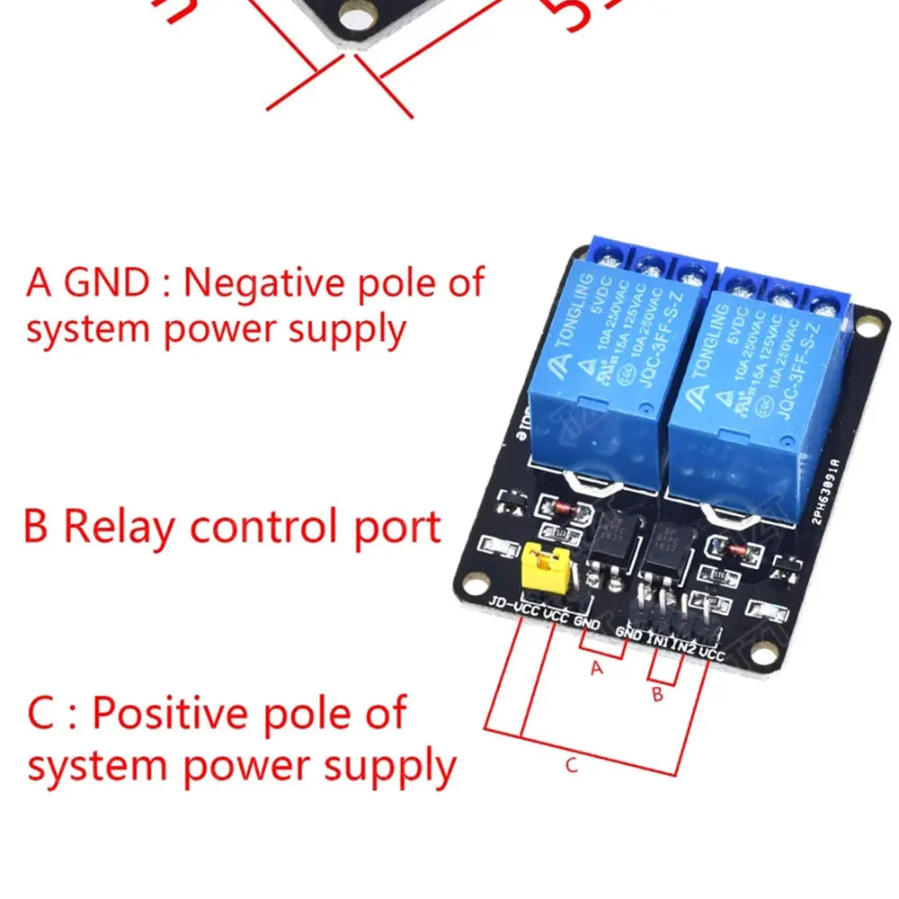 5v 12v 1 2 4 6 8 Channel Relay Module with optocoupler Relay Output 1 2 4 6 8 Way relay Module For Arduino In stock
