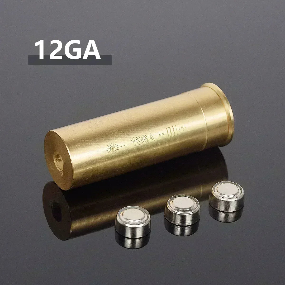 12GA 20GA .308 .223 5.45x39 7.62x39 9x19mm.338 Gauge Red Laser Bore Sighter Training Bullet Boresighter CAL Cartridge Caliber