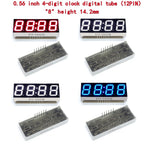 10PCS 0.56-inch 4-digit clock digital tube 50mmX19mm digital display "8" height 14.2mm seven-segment digital tube5462series5465