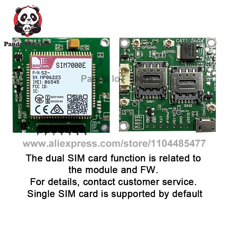 1PC SIMcom SIM7000E Core Board 4G GPS Development LPWA NB-IOT VOLTE TTL Serial Port Compatible with SIM7000 SIM800F SIM900 Kit