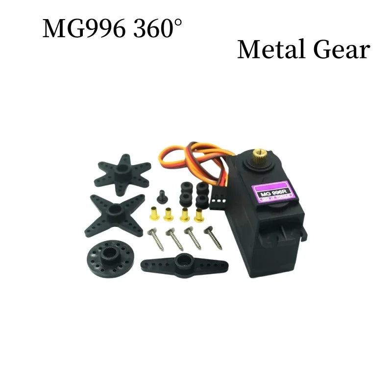 MG996R All Metal Gear Servo 13kg High Torque Digital Servo For Futaba JR 1/8 1/10 RC Car Helicopter Robot Arduino UNO DIY