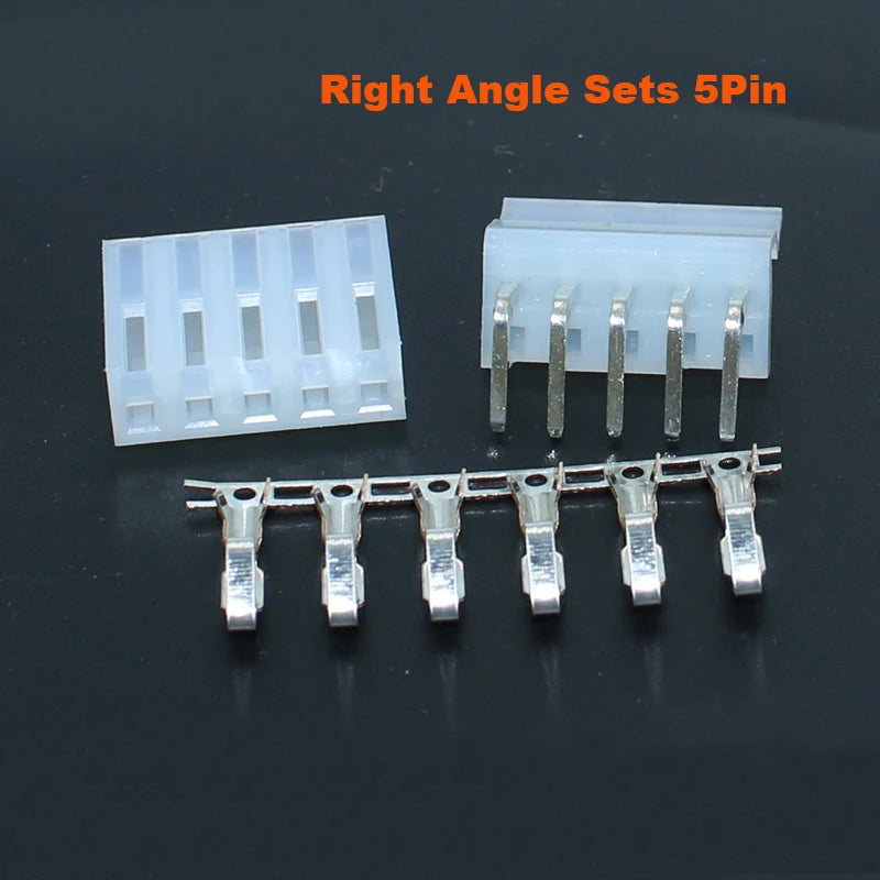 50sets CH5.08mm Housing Right Angle/Straight Wafer 2/3/4/5/6/7/8/9/10Pin 5.08mm Wire Connector Female Socket+Male Pin+Terminal