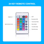 5V Bluetooth RGB LED Neon Strip Light 1M 2M 3M 3AA Battery Box 17Key 24key 44key Remote Control 108Leds/M Waterproof Room Decor