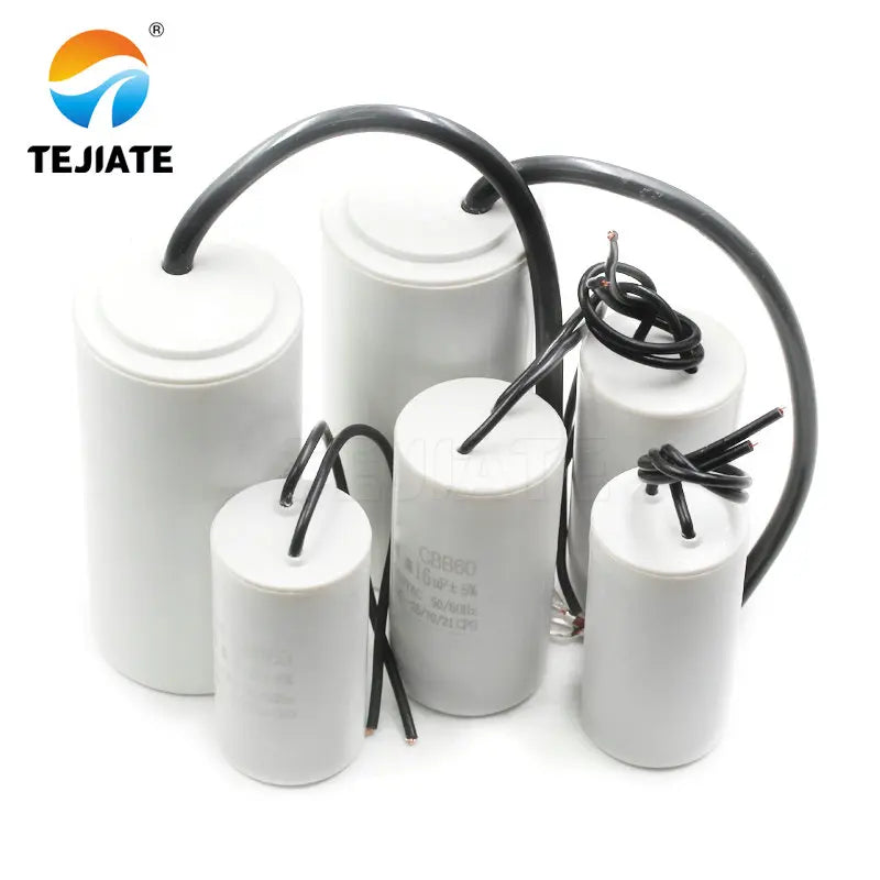 CBB60 washing machine household appliance capacitor 4/5/6/8/10/12/15/20/25UF water pump spin dry dehydration start capacitor