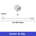 For Bambu Lab X1/X1-Carbon X1C Thermistor NTC100K Heating Sheet For Bambu Hotend Heater Cartridge 24V 3D Printer Parts