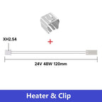 For Bambu Lab X1/X1-Carbon X1C Thermistor NTC100K Heating Sheet For Bambu Hotend Heater Cartridge 24V 3D Printer Parts