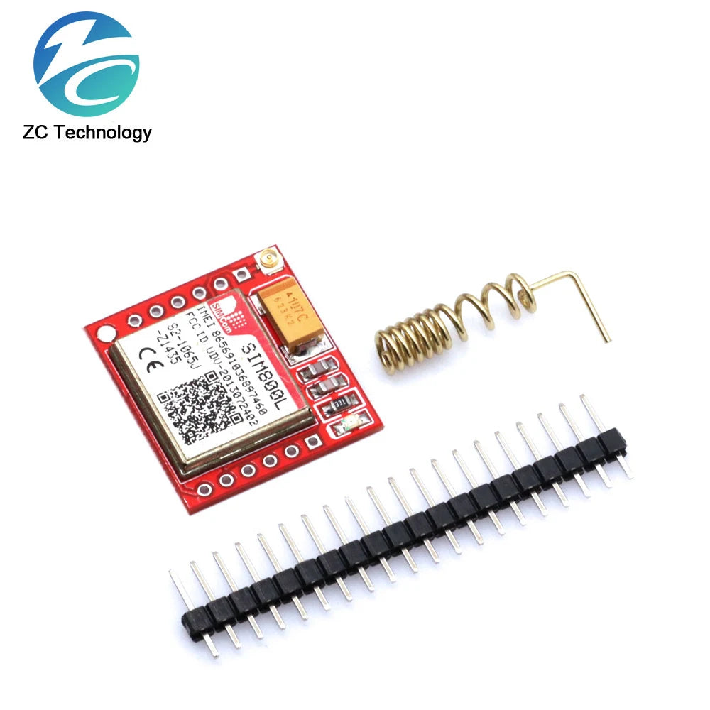 SIM800L GPRS GSM Module Core Quad-band TTL Serial Port IPX Interface PCB Antenna Micro SIM Card for Arduino Smart Phone