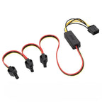 Graphics Card Hard Drive Cable GPU PCIE 8Pin Female To 1 2 3 4 SATA Hard Drive 18awg Power Supply Cable 12V To IDE Molex Cables