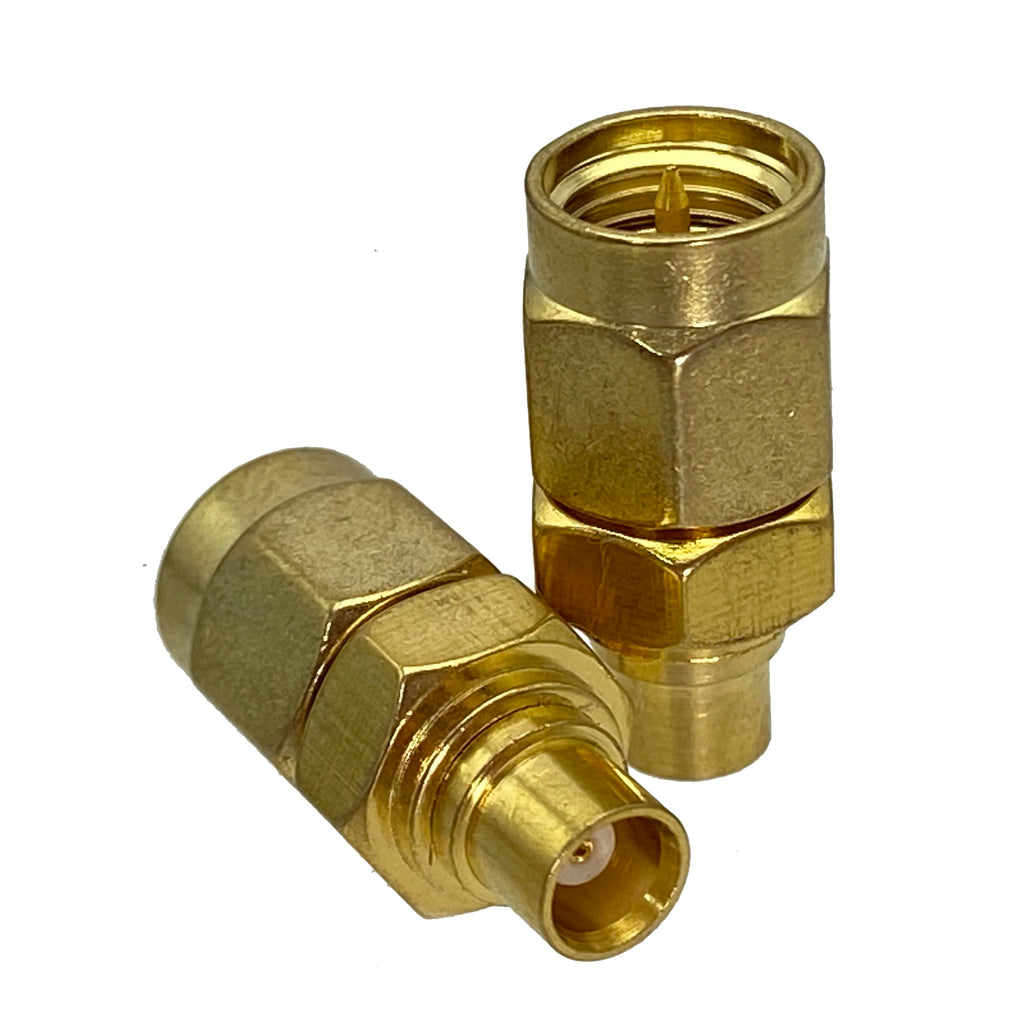 1pce Adapter SMA to MCX Male plug & Female jack RF Coaxial connector Wire Terminals