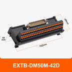 ENMG Direct Insertion 8A 300V DB9 Serial Terminal Block 9 pole 15db25 37 44 50 78 pin male female terminal block rail type D-SUB