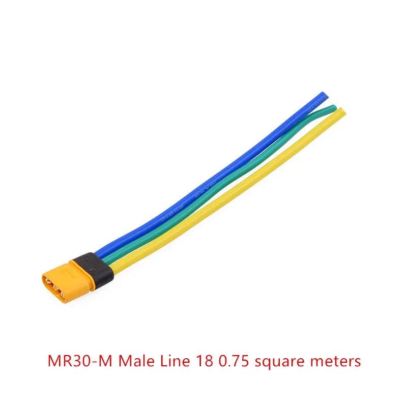 RC Battery Charger 18 AWG 16AWG 12AWG 10AWG XT60 XT90 EC5 Plug Male Female Extension Cable Wire Connector 10CM/20CM/30CM
