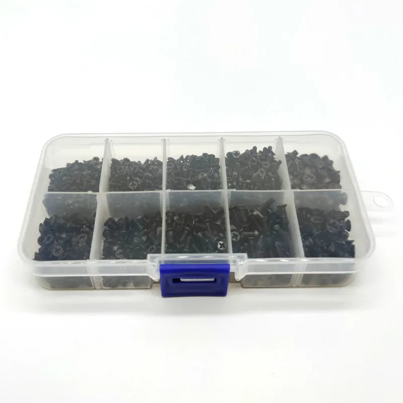 500Pcs Laptop Screws Kit M2 M2.5 M3 Flat Head Phillips, Computer & Notebook Small Screw Assortment Set