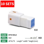 10 sets JST JWPF LED Automotive Wiring Harness 04T-JWPF-VSLE JST 03R JST-02T 02R 06T 08T  Light Strip Motorcycle Connector
