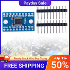 TXS0108E Logic Level Shifter Bi-Directional Module High Speed 8 Channel Logic Level Switching Shifter for Raspberry Pi